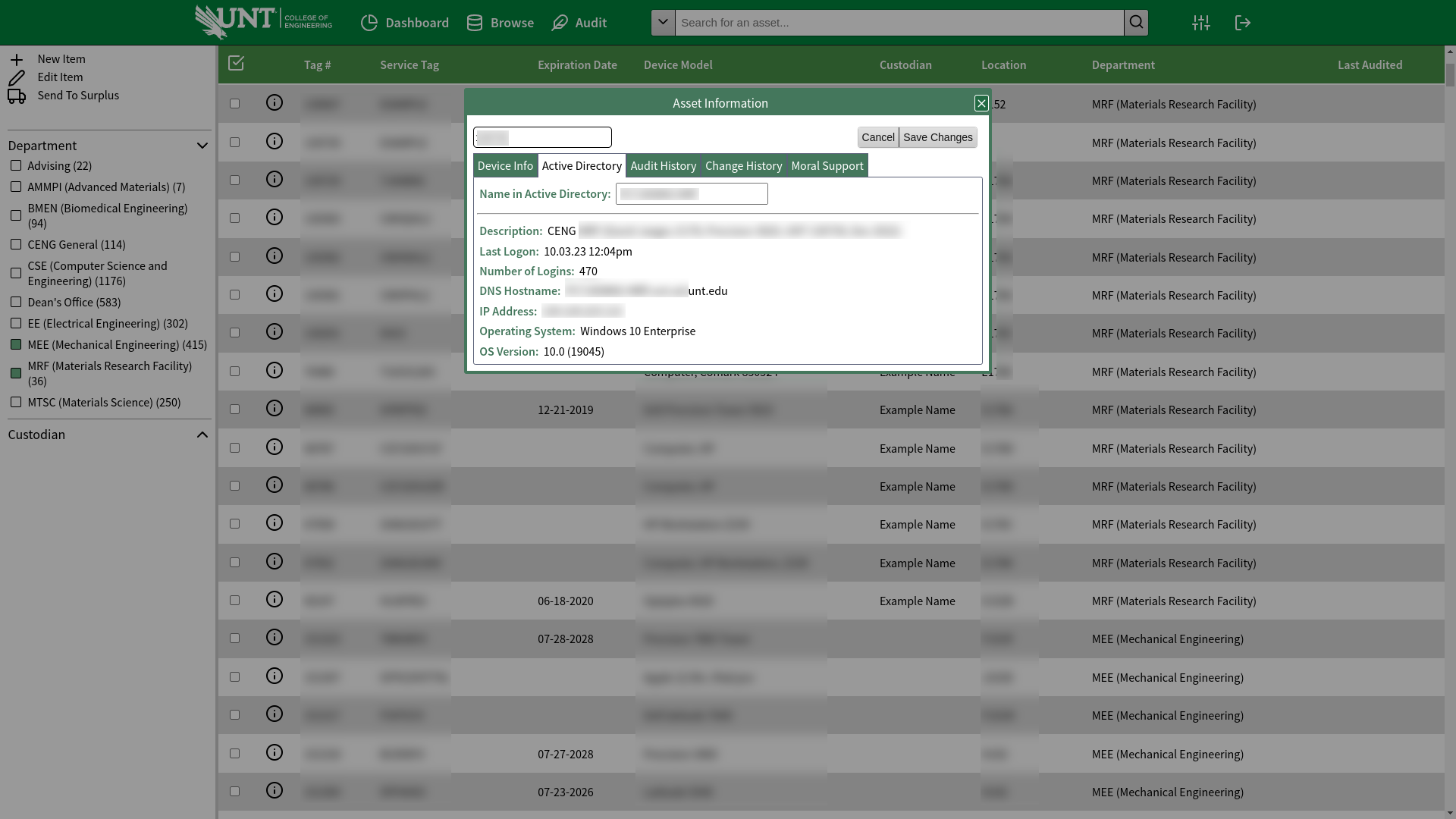 Active Directory Panel