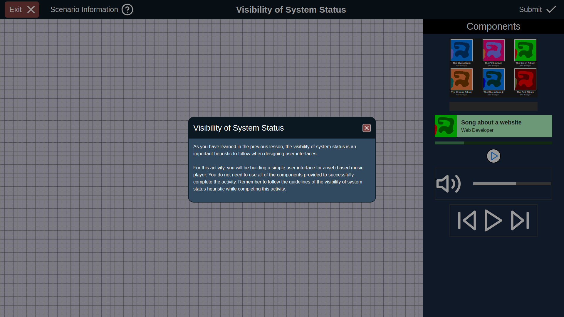 UI Builder Scenario